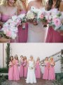 A-Line/Princess Sleeveless Sweetheart Floor-Length Chiffon Bridesmaid Dresses