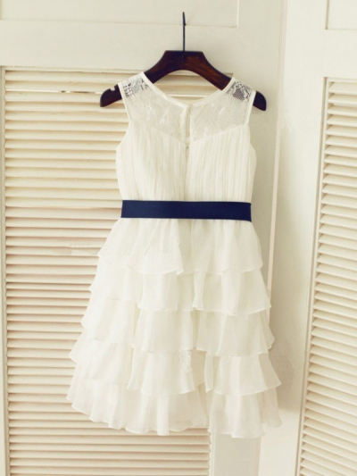 A-line/Princess Scoop Sleeveless Ruched Long Chiffon Dresses [XYCMN03B3]