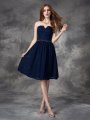 A-line/Princess Sweetheart Lace Sleeveless Short Lace Bridesmaid Dresses