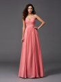 A-Line/Princess Sweetheart Ruffles Sleeveless Long Chiffon Bridesmaid Dresses