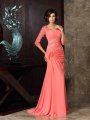 Trumpet/Mermaid Sweetheart 1/2 Sleeves Long Chiffon Mother of the Bride Dresses