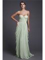 Sheath/Column Sweetheart Sleeveless Long Ruffles Chiffon Dresses